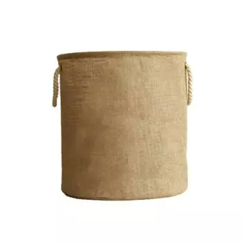Foldable Cotton Linen Laundry Basket Large Capacity Toys Storage Bins For Clothes Toys S