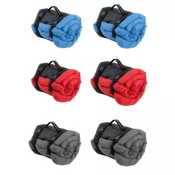 Foldable Dog Bed Mat Soft Waterproof Pet Sleep Bed for Outdoor Use Pet Mattress Waterproof Camping Bed S Size красный
