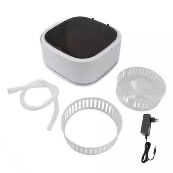 Foldable Washing Machine with Dryer Portable Folding Mini Washer for Underwear Socks Apartment Dorm хаки