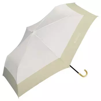 Folding Cut and Spliced Mini For Both Sunny and Rainy Outer Rib For Commuting to Work or School Wpc. Umbrella, Umbrella, Plain, Off, Days, 49cm, 160g,