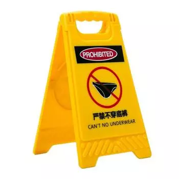 Folding Makeup Mirror Warning Signs Handhold Mini Mirror Pocket Mirror For Travel Style K
