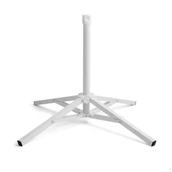 Folding Parasol Base Four Legged Support Practical Sun Umbrella Multiuse for Balcony Backyard