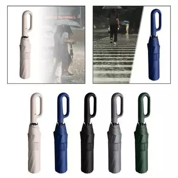 Folding Rain Umbrella Automatic Open Umbrella Windproof Women Travel Umbrella for Traveling Outdoor Sport Summer Beach Camping синий