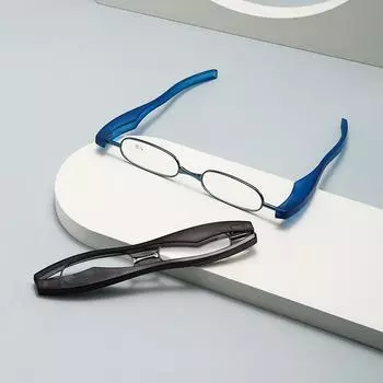 Folding Reading Glasses 360-Degree Rotating Convenient Reading Glasses, Ultra-Light High Definition Reading Glasses 100 degrees красный