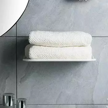 Folding Storage Rack Wall-mounted Folding Board Bathroom Storage Clothes Bathroom Storage Wall-mounted Punch-free Storage Rack