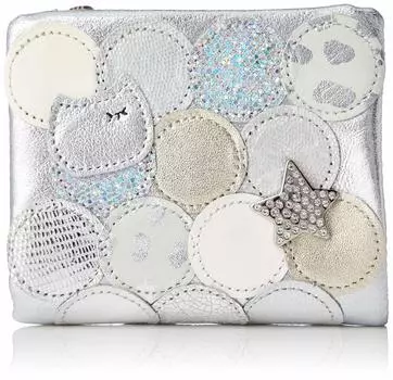 Folding Wallet Mini Wallet New Silver [Tsumori Chisato] Multi-dot