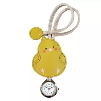 [Follow] Pocket watch hoock Bird hang watch E04623A-6 YE Women s Gray