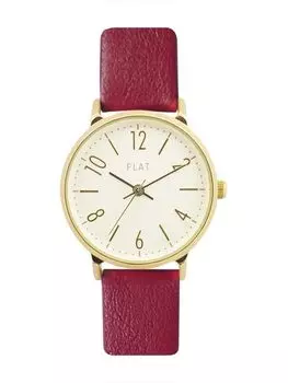 [Follow] Watch FLAT Sweatproof Belt H03519S-1 RD Women s Red