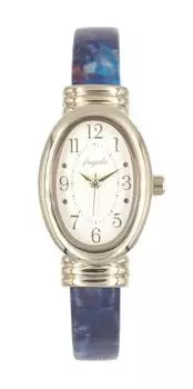 [Follow] Watch Fragola Oval Aceti Bangle Watch N02124S-3 BL Women s Blue
