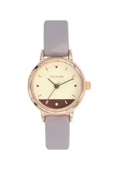 [Follow] Watch TEA SPOON Sweatproof Belt Metallic Dial Watch H02822S-1 PGPU Women s Purple