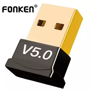 FONKEN USB Bluetooth 5,0 адаптер для ПК аудиоприемник беспроводной USB-передатчик для планшетных ПК PS4 наушники Pri