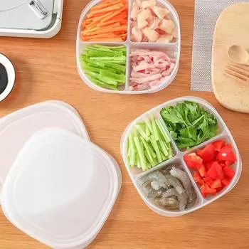 Food Storage Containers Freezer Fruits Container Food Storage Flour Freezing Container Leavening Pizza for Refrigerator