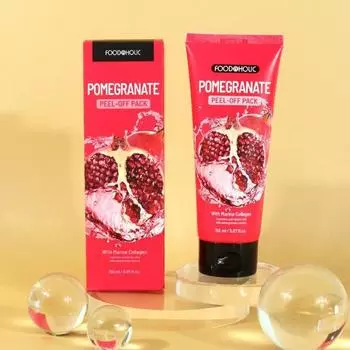 Foodaholic Collagen Peel Off Pack 150 мл / Гранат, 4 шт., 1 шт.