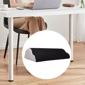 Foot Rest for under Desk Leg Pillow Washable Cushion Footrest Home Office чёрный