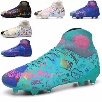 FootballShoes, повседневная детская обувь, размер 30–47, дышащая обувь, спортивные кроссовки для мальчиков и девочек 35