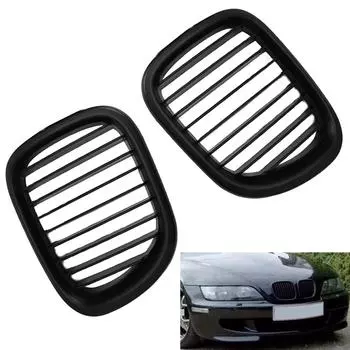 Для 1996 1997 1998-2002 BMW Z3 Решетка Z-Series Передний капот Ноздри Решетка 51138412949 51138412950 51138397504 51138397503 матовый черный