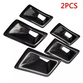 For 2003-2009 Nissan 350Z 2PC Glossy Carbon Fiber Air Vent Intake Duct Left Side