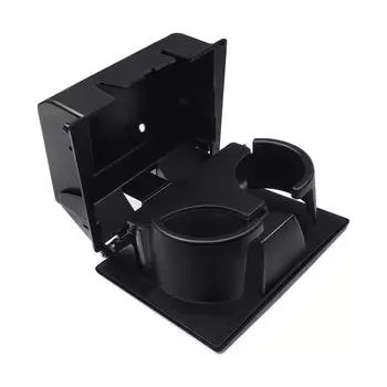 For 2008-2016 Ford F250 F350 F450 F550 8C3Z2513562A Black Cup Holder with Cover