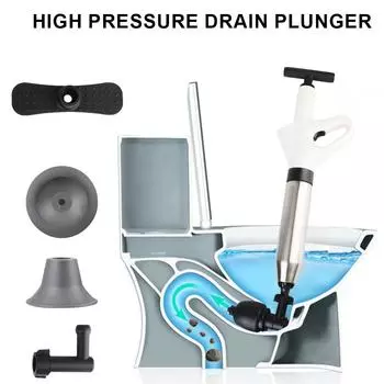 For Bath Toilets Bathroom kitchen Dredge Clog Remover белый