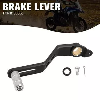 For BMW R1300GS ADV R 1300 GS R1300 GS 2025 2025 Motorcycle Rear Footpegs Foot Brake Pedal Control Lever Aluminum Accessories чёрный