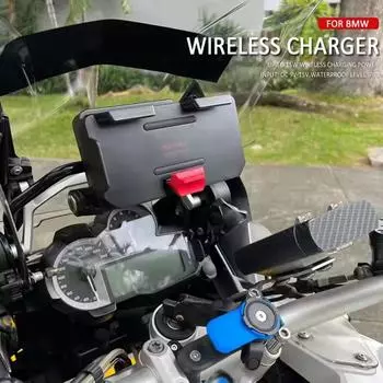 Для BMW беспроводной зарядки телефона навигационный кронштейн R1250GS R1200GS Adventure мотоцикл держатель телефона USB зарядное крепление подставка