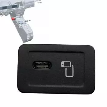 For Car Charging USB Socket Automotive Part Non-deformation Quick To Install Wear-resistant Made Of High-quality Materials CHINA