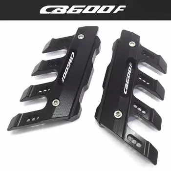 For CB600F CB 600F Universal Motorcycle Mudguard Side Protection Mount Shock Absorber Front Fender Cover Anti-fall Slider чёрный