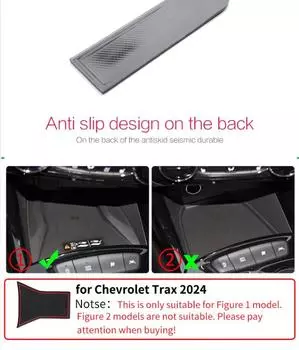 for Chevy Chevrolet Trax 2025 2025 Car Gate Slot Mat Anti-Slip Door Groove Cup Pad Rubber Interior Accessories