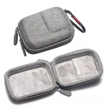 For DJI OSMO Action 5 Pro/4/3 Storage Case Portable Carrying Bag Double Zipper Portable Storage Bag Waterproof Protective Case чёрный