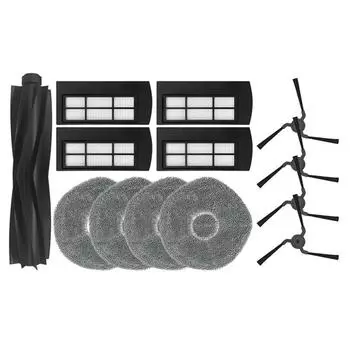 For Eufy X9 Pro Robot Vacuum Replacement Parts Main Roller Side Brush Hepa Filter Mop Cloth Pad Accessories