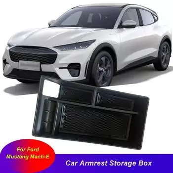 Для Ford Mustang Mach-E 2024 2024 для Ford Mustang Mach-E 2024 2024 Органайзер Держатель Аксессуары для модификации интерьера чёрный