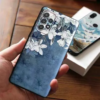 Для Samsung Galaxy A53 A54 A52S A52 A51 A 54 53 52S 51 52 4G 5G чехол 3D Crane Защита Мягкий Силиконовый Чехол Для Телефона Celular Samsung A53 (5G)