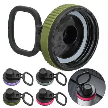 For H F Water Bottle Plastic Bottle Cover Lid Cap Replacement Bottle Straw Flip Space Pot Cover фиолетовый