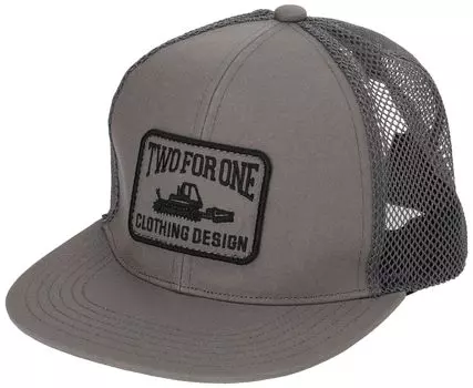 for Hat Area Cap MB7404 Gray F [Two One] 241-Trucker Men s серый