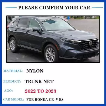 For Honda CR-V CR V CRV 6th 2025 2025 2025 Car Trunk Net Elastic Nylon Rear Back Trunk Luggage Storage Net Interior Accessories