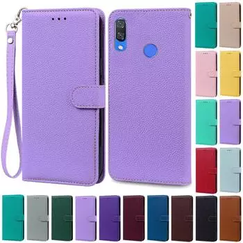 For Huawei Nova 3 Nova3 Case PAR-LX1 PAR-LX9 Nova 3E Leather Wallet Flip Case for Huawei Nova 3i Case Nova3i INE-LX2 Flip Cover Huawei Nova 3 кофейный