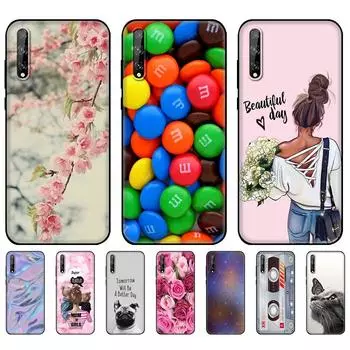 Чехол для Huawei Y8P, 6,3 дюйма, мягкий силиконовый чехол из ТПУ для телефона Huawei y8p 2020 Y 8P AQM-LX1, задний бампер huaweiy8p, черный чехол из ТПУ Huawei Y8P