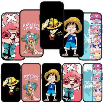 for iPhone 15 14 Xiaomi Redmi Note 13 12 11 Pro Max X 8 7 XR Samsung Galaxy A15 S24 S23 A05 Huawei OPPO A17 Luffy One Tony Chopper Pieces Phone Case
