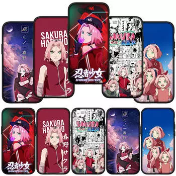 for iPhone 15 14 Xiaomi Redmi Note 13 12 11 Pro Max X 8 7 XR Samsung Galaxy A15 S24 S23 A05 Huawei P30 P20 OPPO A17 A16 Haruno Sakura Phone Case