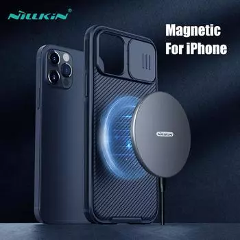 Для iPhone 16 Pro Max Магнитный чехол Nillkin CamShield Pro Защита камеры для iPhone 15 Pro Max Магнитный чехол для iPhone 14Pro For iPhone 13