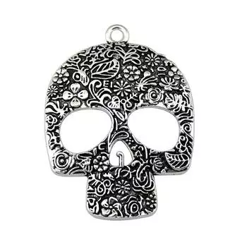 For Jewelry Making Big Skull Charms Lot Accessories 1pcs
