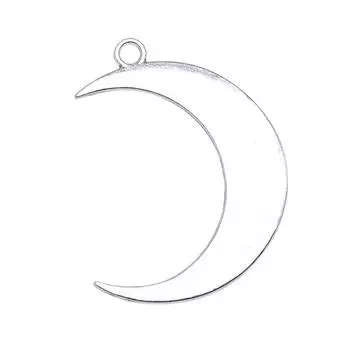 For Jewelry Making Moon Charms Crafts Findings 4pcs