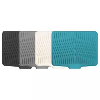 For Kitchen Tableware Dish Drying Mat Silicone 40x33cm бежевый
