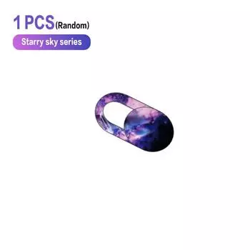 for Laptops Camera Protection Shutter Phone Lens Cover Starry Sky Pattern WebCam Camera Cover 1PC(Random)