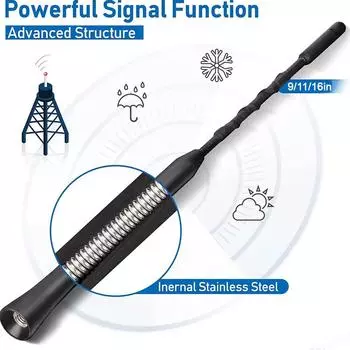 For Mercedes Universal 9/11/16 Inch Car Roof Mast Whip Stereo Radio FM/AM Signal Aerial