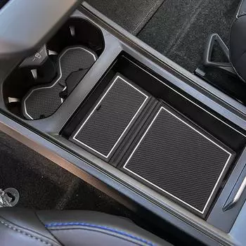 for MG 4 MG4 EV Anti-Slip Gate Slot Mat Non-Slip Door Groove Pad Cup Holder Interior Accessories Rubber Coaster 11pcs