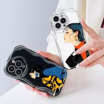 For OPPO A17 A18 A38 A58 A98 Reno7 Z 8Z 8T 11F 11 Pro Realme 12 Lite 12 Pro C30 Fashion Girl Cream Texture Soft Silicone Full Lens Protect Casing OPPO A12E чистый