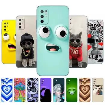 Чехол для Poco M3 Pro 6.5 ; Задняя крышка телефона для Xiaomi Poco M3 Pro Силиконовый чехол POCOPHONE Bumper Funda Soft Tpu Etui Bag Poco M3 Pro