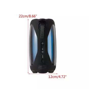 for Pulse 5 Speaker Cases Protective Silicone Cases Protector Speaker Audio Silicone Protective Skin Accessories чёрный