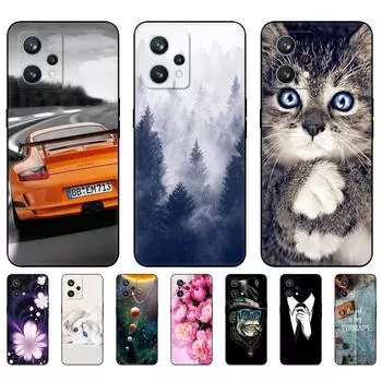 Силиконовый чехол для Realme 9 Pro, чехол для телефона Realme 9 4G 5G, сумка для Realme 9 Pro Plus, черный чехол из ТПУ Realme 9 Pro